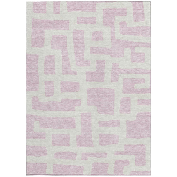 Homeroots 3' Artichoke Green Abstract Area Rug - Stylish, Washable Indoor-outdoor Design For All Spaces 10' X 14' Polyester 593881