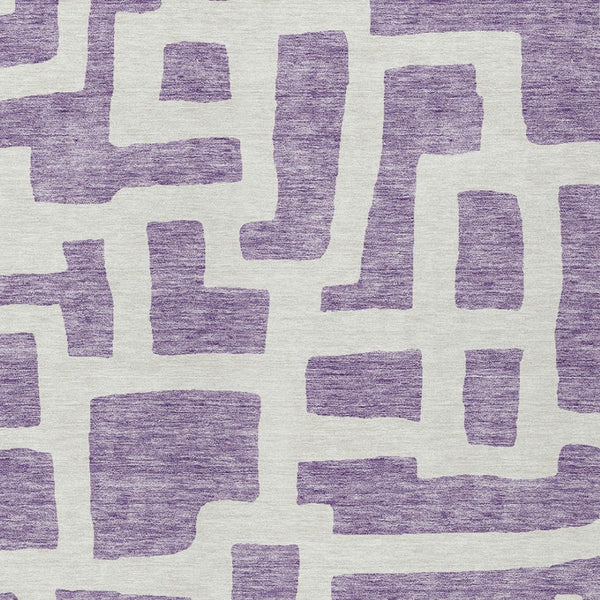 Homeroots 3' Artichoke Green Abstract Area Rug - Stylish, Washable Indoor-outdoor Design For All Spaces 8' X 10' Polyester 593887