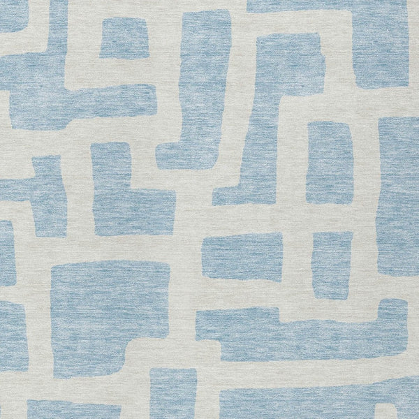 Homeroots 3' Artichoke Green Abstract Area Rug - Stylish, Washable Indoor-outdoor Design For All Spaces 5' X 8' Polyester 593891