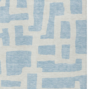 Homeroots 3' Artichoke Green Abstract Area Rug - Stylish, Washable Indoor-outdoor Design For All Spaces 8' X 10' Polyester 593893