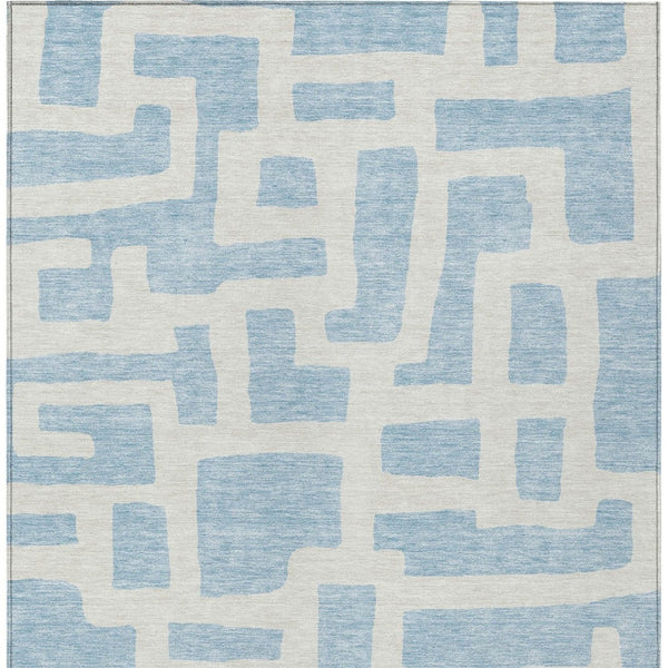 Homeroots 3' Artichoke Green Abstract Area Rug - Stylish, Washable Indoor-outdoor Design For All Spaces 10' X 14' Polyester 593895