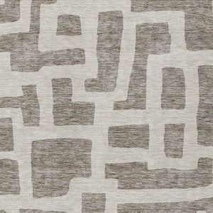 Homeroots 3' Artichoke Green Abstract Area Rug - Stylish, Washable Indoor-outdoor Design For All Spaces 8' X 10' Polyester 593905