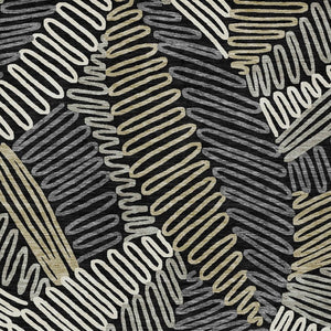 Homeroots 3' Floral Washable Area Rug In Artichoke Green, Brown, And Ivory For Indoor Or Outdoor Use 5' X 8' Polyester 593921