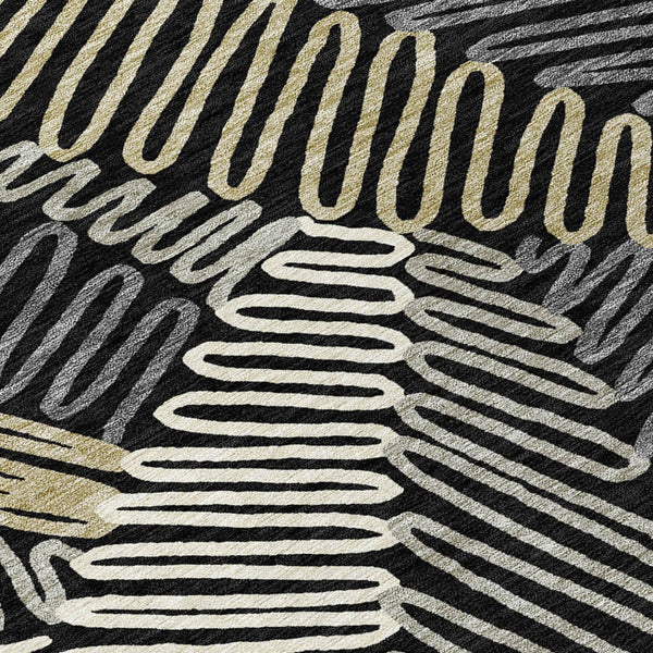 Homeroots 3' Floral Washable Area Rug In Artichoke Green, Brown, And Ivory For Indoor Or Outdoor Use 10' X 14' Polyester 593925