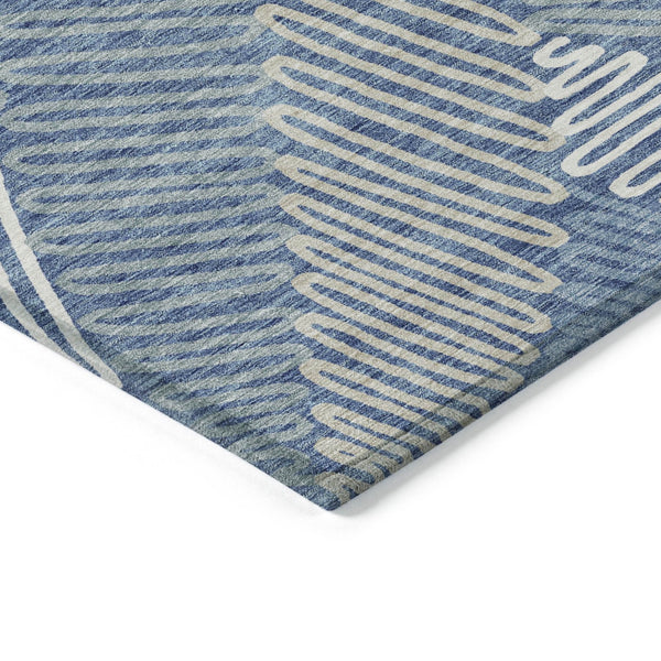 Homeroots 3' Floral Washable Area Rug In Artichoke Green, Brown, And Ivory For Indoor Or Outdoor Use 3' X 5' Polyester 593932