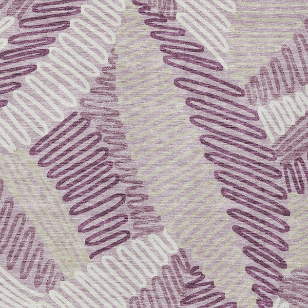 Homeroots 3' Floral Washable Area Rug In Artichoke Green, Brown, And Ivory For Indoor Or Outdoor Use 3' X 5' Polyester 593962