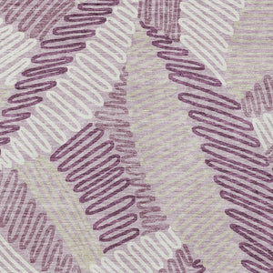 Homeroots 3' Floral Washable Area Rug In Artichoke Green, Brown, And Ivory For Indoor Or Outdoor Use 8' X 10' Polyester 593965