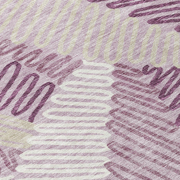 Homeroots 3' Floral Washable Area Rug In Artichoke Green, Brown, And Ivory For Indoor Or Outdoor Use 8' X 10' Polyester 593965