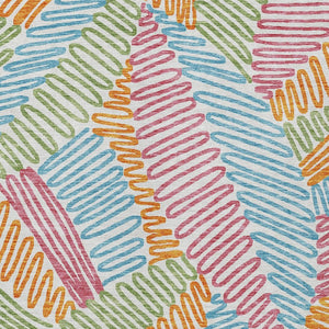 Homeroots 3' Floral Washable Area Rug In Artichoke Green, Brown, And Ivory For Indoor Or Outdoor Use 10' X 14' Polyester 593997