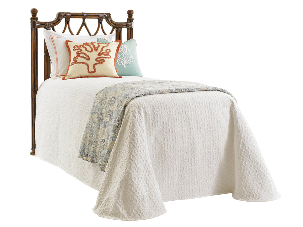 Lexington Tommy Bahama Home Island Breeze Rattan Headboard - Embrace Relaxed Living With Exotic Elegance And Tropical Style Caribbean Sunset  593-134hb