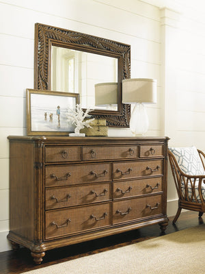 Lexington Tommy Bahama Home Costa Sera Triple Dresser: Elevate Your Home Décor With Island-inspired Elegance And Functionality Caribbean Sunset  593-234