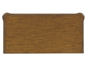 Lexington Tommy Bahama Home Tobago Drawer Chest - Exquisite Storage Solution With Bamboo Accents And Woven Raffia Fronts, Warm Finish Caribbean Sunset  593-307