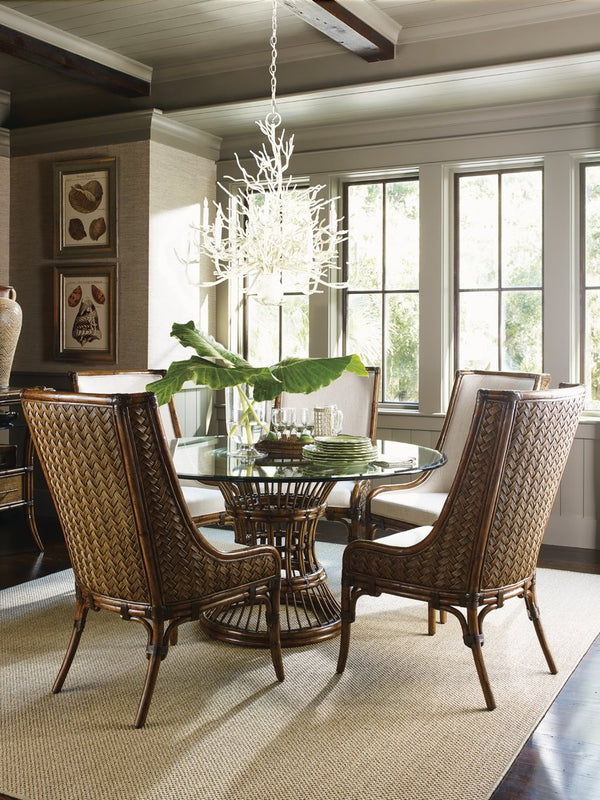 Lexington Tommy Bahama Home Latitude Dining Table - Embrace Relaxed Island Living With Exquisite Craftsmanship & Timeless Style Caribbean Sunset  593-875-60c