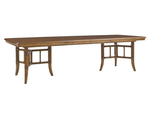 Lexington Tommy Bahama Home Fisher Island Rectangular Dining Table - Exquisite Maple & Cherry Finish For Elegant Entertaining Caribbean Sunset  593-876c