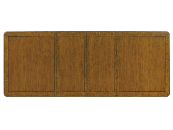 Lexington Tommy Bahama Home Fisher Island Rectangular Dining Table - Exquisite Maple & Cherry Finish For Elegant Entertaining Caribbean Sunset  593-876c