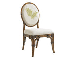 Lexington Tommy Bahama Home Gulfstream Oval Dining Chair - Embrace Tropical Elegance With Luxurious Upholstered Comfort Caribbean Sunset  593-880-02