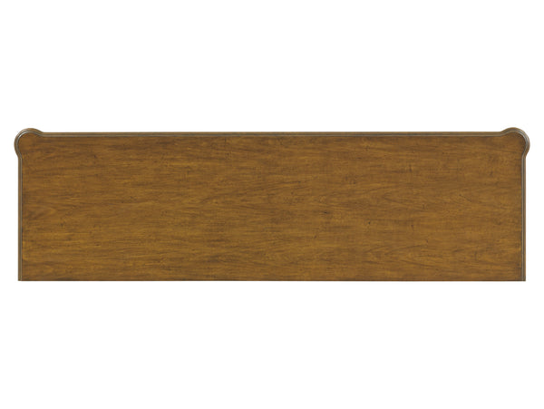 Lexington Tommy Bahama Home Pelican Cay Coastal Media Console - Elegant Island-inspired Design With Adjustable Storage Solutions Caribbean Sunset  593-908