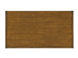 Lexington Tommy Bahama Home Enchanted Isle Writing Desk – Embrace Relaxed Island Living With Woven Raffia And Elegant Design Caribbean Sunset  593-933