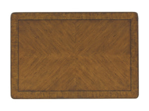 Lexington Tommy Bahama Home Vineyard Point Rectangular Cocktail Table - Elegant Rattan Design With Cherry Veneer And Island Charm Caribbean Sunset  593-945