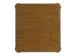 Lexington Tommy Bahama Home Mariner Storage End Table: Elegant Design With Rattan Panels, Adjustable Shelf, And Warm Island Charm Caribbean Sunset  593-952