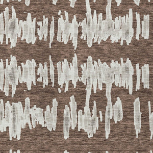 Homeroots 3' Stylish Black Ivory And Gray Striped Washable Area Rug For Indoor And Outdoor Versatility 3' X 5' Polyester 594004