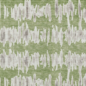 Homeroots 3' Stylish Black Ivory And Gray Striped Washable Area Rug For Indoor And Outdoor Versatility 9' X 12' Polyester 594014