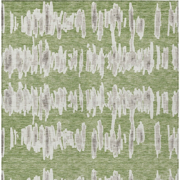 Homeroots 3' Stylish Black Ivory And Gray Striped Washable Area Rug For Indoor And Outdoor Versatility 10' X 14' Polyester 594015