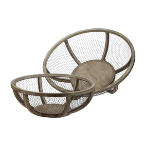 Wire Atlas Bowl - Set of 2 594018 Elk Home