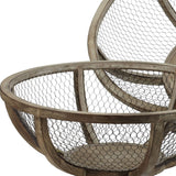 Wire Atlas Bowl - Set of 2 594018 Elk Home