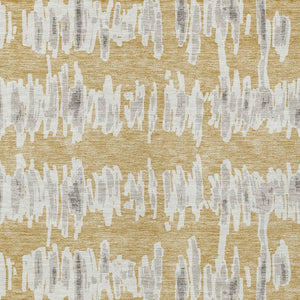 Homeroots 3' Stylish Black Ivory And Gray Striped Washable Area Rug For Indoor And Outdoor Versatility 9' X 12' Polyester 594020