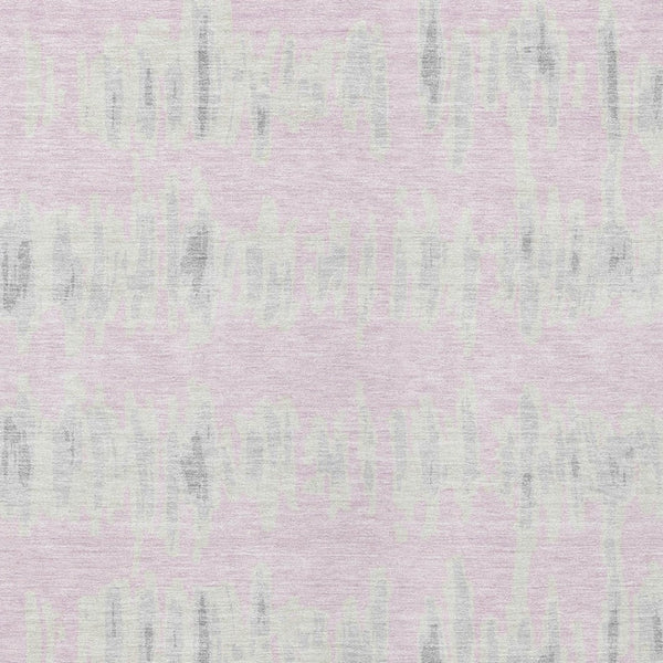 Homeroots 3' Stylish Black Ivory And Gray Striped Washable Area Rug For Indoor And Outdoor Versatility 5' X 8' Polyester 594041