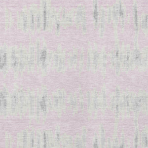 Homeroots 3' Stylish Black Ivory And Gray Striped Washable Area Rug For Indoor And Outdoor Versatility 8' X 10' Polyester 594043