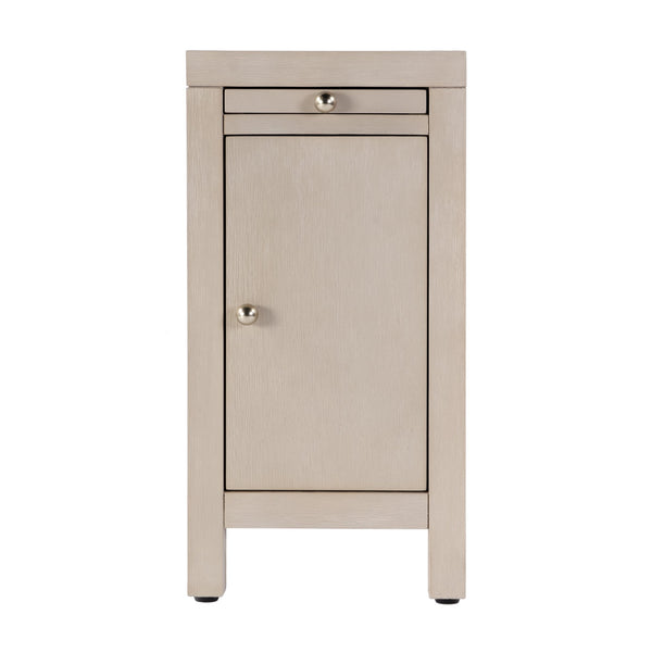 Butler Specialty Butler Nora 12" Narrow End Table With Pull-out Tray – Stylish Wood Design For Modern & Rustic Spaces Taupe Mdf,Acacia Wood,Plywood,Veneers 5940450-butler