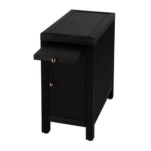 Butler Specialty Company Nora 12" Narrow End Table With Pull-out Tray For Stylish Storage And Convenience Coffee Mdf,Acacia Wood,Plywood,Veneers 5940451-butler