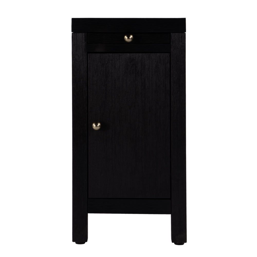Butler Specialty Company Nora 12" Narrow End Table With Pull-out Tray For Stylish Storage And Convenience Coffee Mdf,Acacia Wood,Plywood,Veneers 5940451-butler