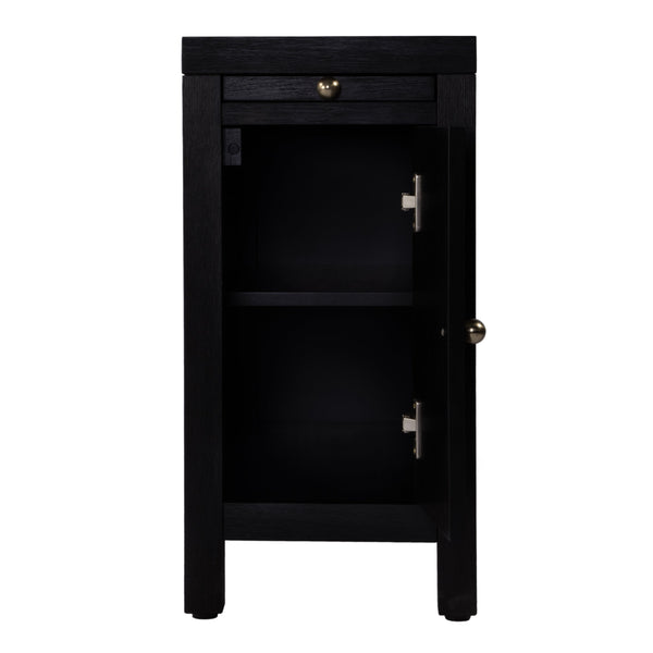 Butler Specialty Company Nora 12" Narrow End Table With Pull-out Tray For Stylish Storage And Convenience Coffee Mdf,Acacia Wood,Plywood,Veneers 5940451-butler