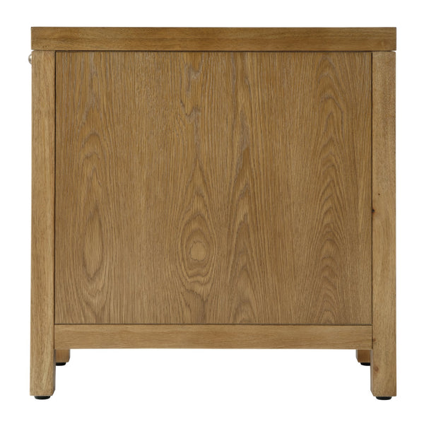Butler Specialty Company Nora 12" Narrow End Table With Pull-out Tray For Stylish Storage And Convenience Natural Mdf,Rubberwood,Acacia,Veneers,Plywood 5940452-butler