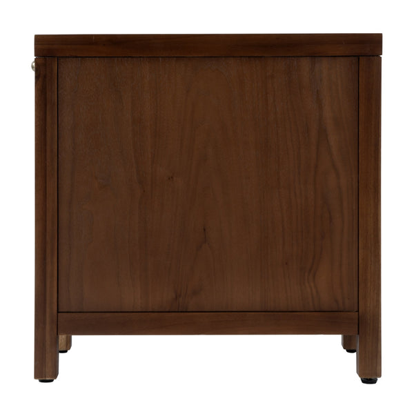 Butler Specialty Company Nora 12" Narrow End Table With Pull-out Tray For Stylish Storage And Convenience Medium Brown Mdf,Acacia Wood,Plywood,Veneers 5940489-butler