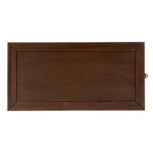 Butler Specialty Company Nora 12" Narrow End Table With Pull-out Tray For Stylish Storage And Convenience Medium Brown Mdf,Acacia Wood,Plywood,Veneers 5940489-butler