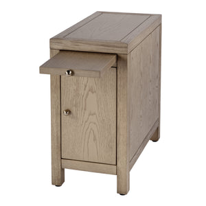 Butler Specialty Company Nora 12" Narrow End Table With Pull-out Tray For Stylish Storage And Convenience Light Brown Mdf,Acacia Wood,Plywood,Veneers 5940492-butler