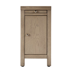 Butler Specialty Company Nora 12" Narrow End Table With Pull-out Tray For Stylish Storage And Convenience Light Brown Mdf,Acacia Wood,Plywood,Veneers 5940492-butler