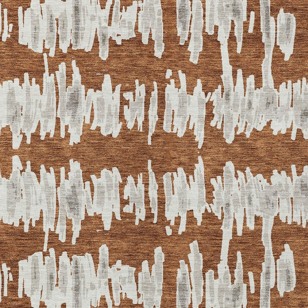 Homeroots 3' Stylish Black Ivory And Gray Striped Washable Area Rug For Indoor And Outdoor Versatility 9' X 12' Polyester 594050