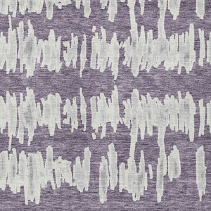 Homeroots 3' Stylish Black Ivory And Gray Striped Washable Area Rug For Indoor And Outdoor Versatility 3' X 5' Polyester 594052