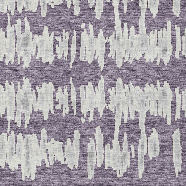 Homeroots 3' Stylish Black Ivory And Gray Striped Washable Area Rug For Indoor And Outdoor Versatility 3' X 5' Polyester 594052