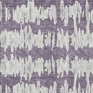 Homeroots 3' Stylish Black Ivory And Gray Striped Washable Area Rug For Indoor And Outdoor Versatility 10' X 14' Polyester 594057