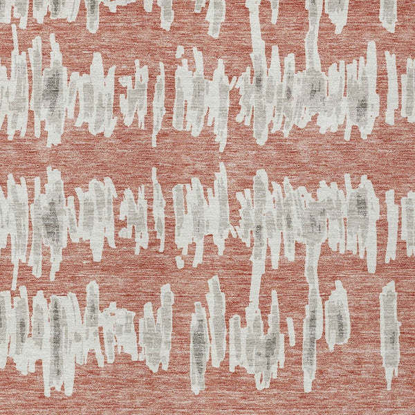 Homeroots 3' Stylish Black Ivory And Gray Striped Washable Area Rug For Indoor And Outdoor Versatility 3' X 5' Polyester 594058