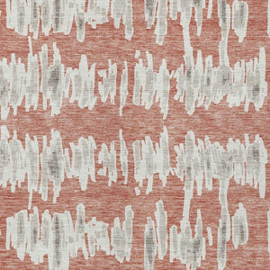 Homeroots 3' Stylish Black Ivory And Gray Striped Washable Area Rug For Indoor And Outdoor Versatility 8' X 10' Polyester 594061