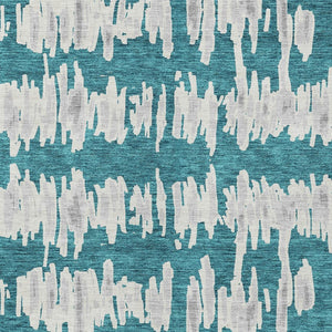 Homeroots 3' Stylish Black Ivory And Gray Striped Washable Area Rug For Indoor And Outdoor Versatility 9' X 12' Polyester 594068