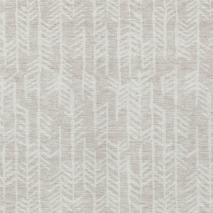 Homeroots 3' Beige And Ivory Tribal Washable Indoor Outdoor Area Rug - Durable, Stylish, Perfect For Any Space 8' X 10' Polyester 594073