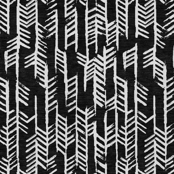 Homeroots 3' Beige And Ivory Tribal Washable Indoor Outdoor Area Rug - Durable, Stylish, Perfect For Any Space 8' X 10' Polyester 594079